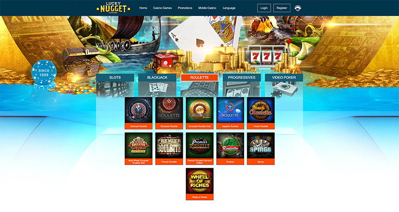 Lucky Nugget Casino roulette