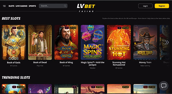 LVBet Casino Slots