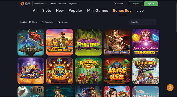 SlotoZen Casino bonus buy